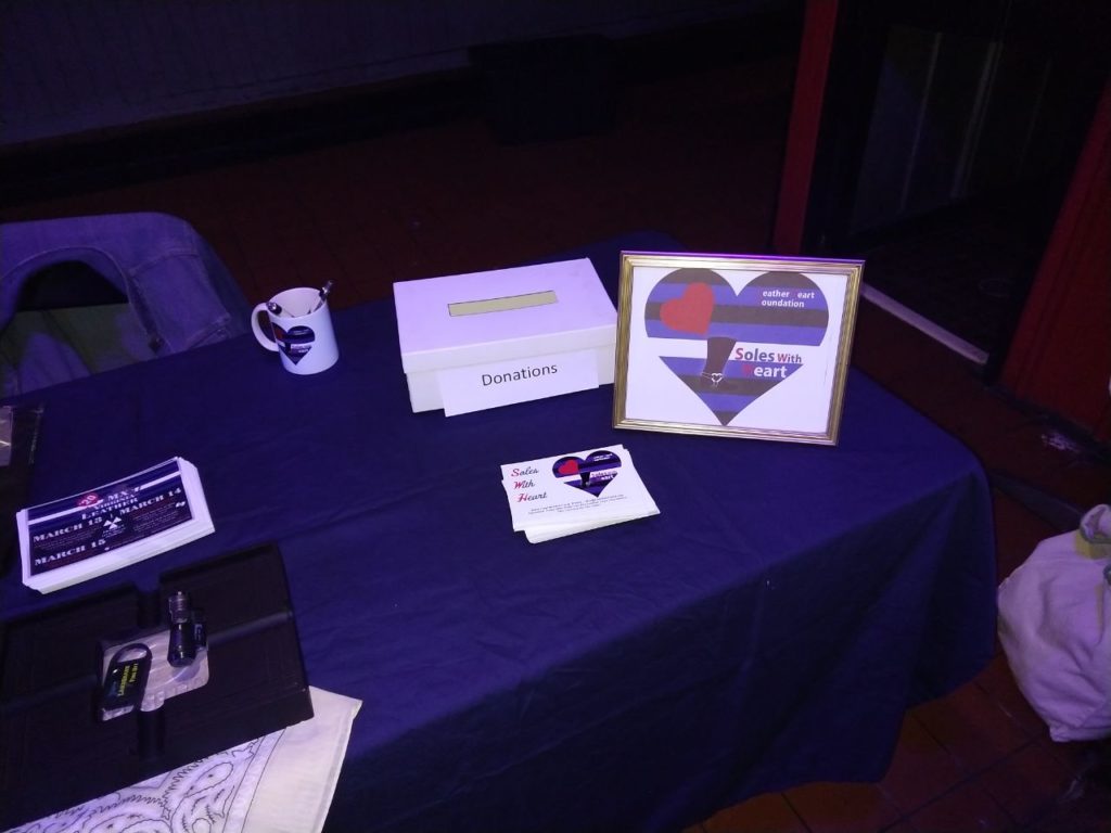 Picture of Soles with Heart table